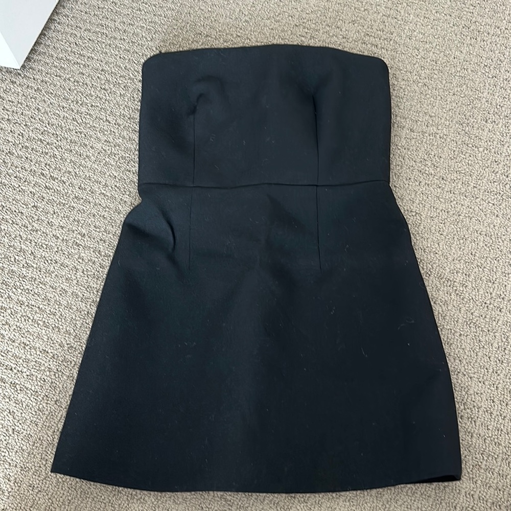 Zara strapless dress